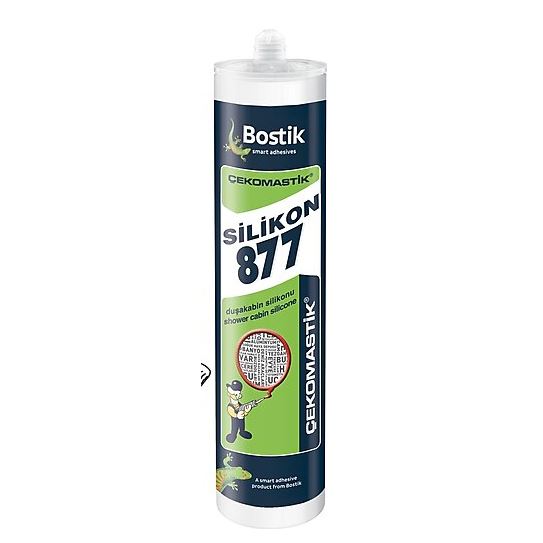 Çekomastik 877 Duşakabin Silikonu Şeffaf 280 ml