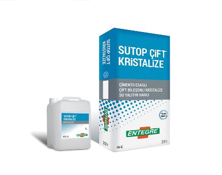 Sutop Çift Bileşenli Kristalize Su Yalıtım Harcı 25+9 kg