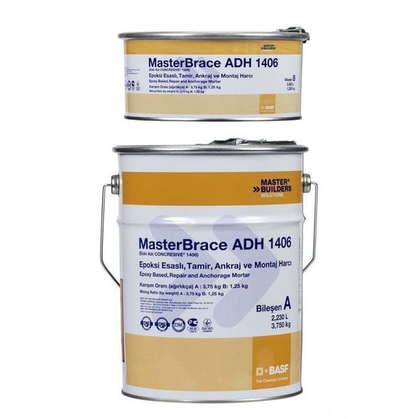 MasterBrace ADH 1406 Epoksi Esaslı, İki Bileşenli, Tamir, Ankraj ve Montaj Harcı 5 kg