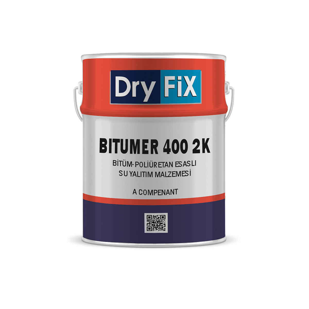 Dryfix BITUM 400 2K Bitüm-Poliüretan Esaslı Su Yalıtım Malzemesi 40 kg