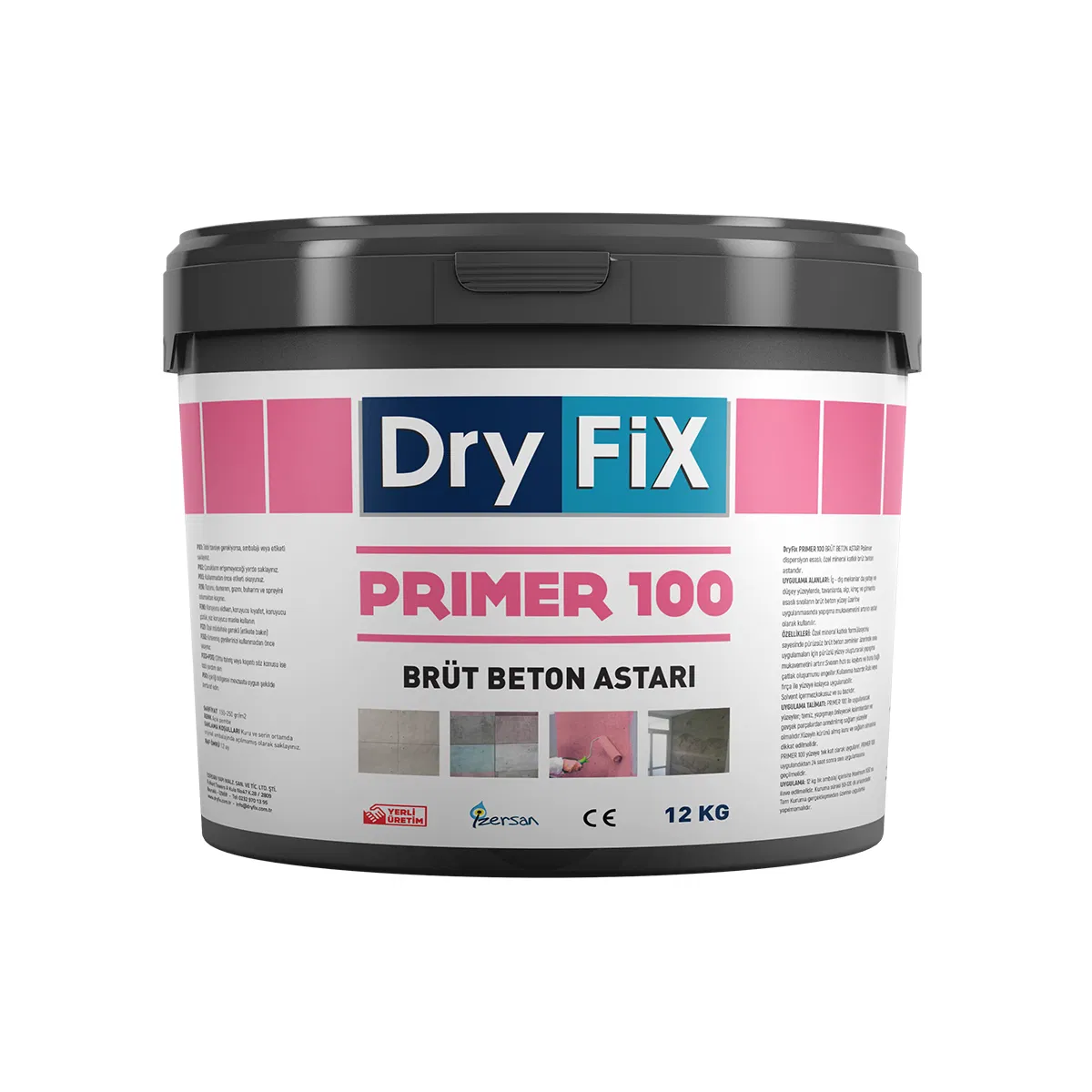 Dryfix Primer 100 Brüt Beton Astarı 12 kg