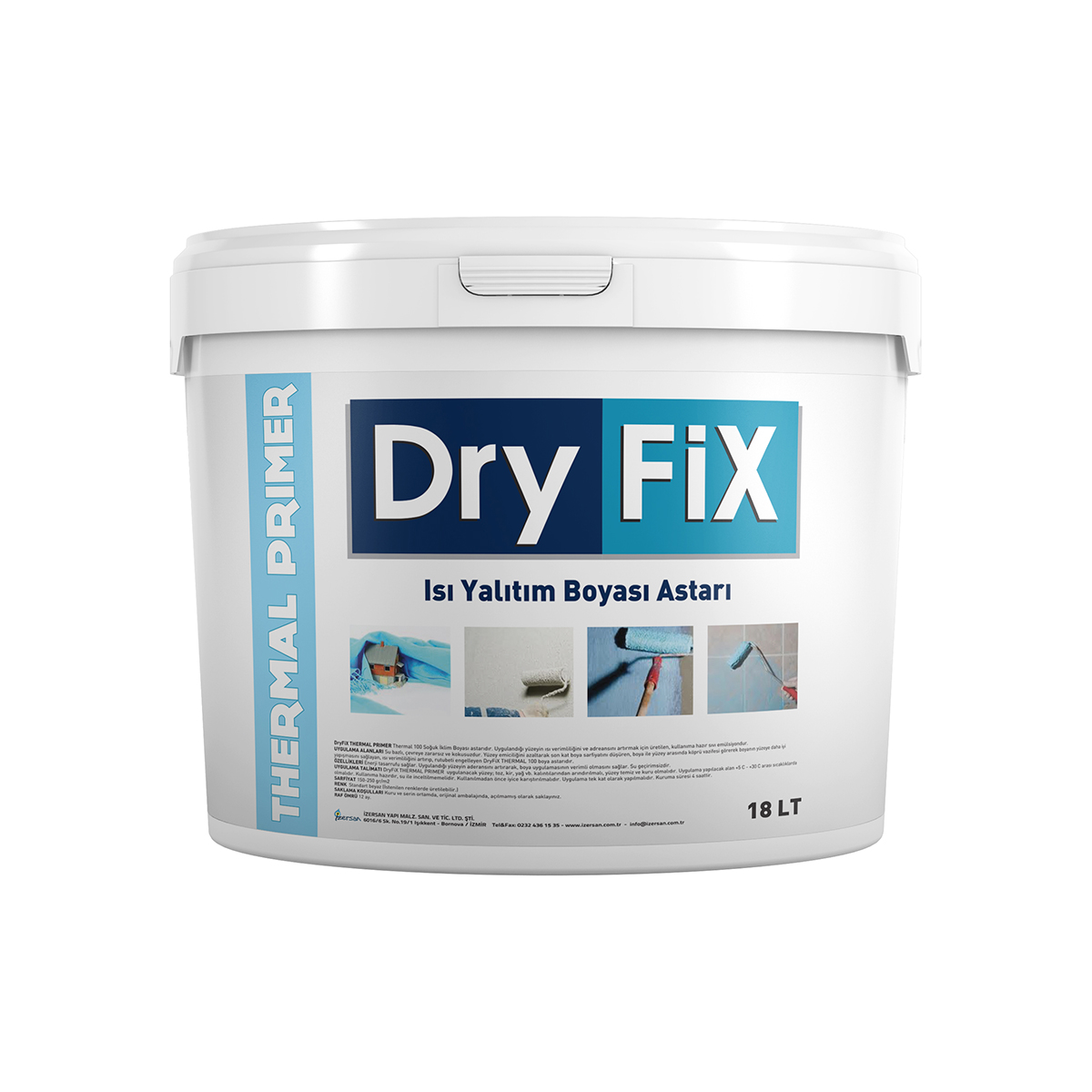 Dryfix Thermal Primer Isı Yalıtım Boyası Astarı 18 kg