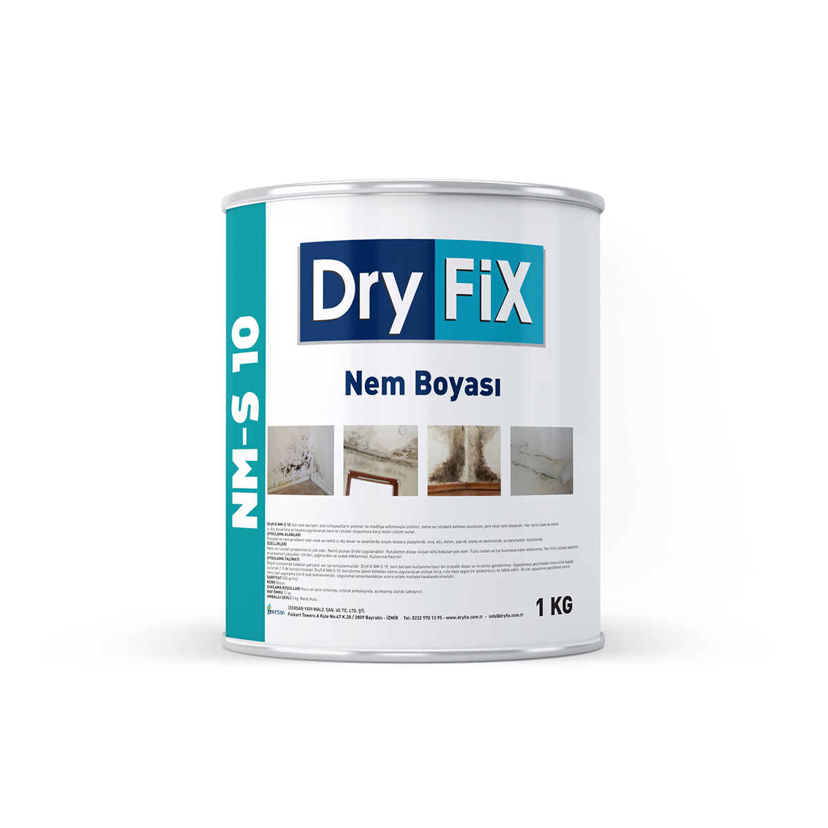 Dryfix NM-S 10 Nem ve Rutubet Boyası 1 kg