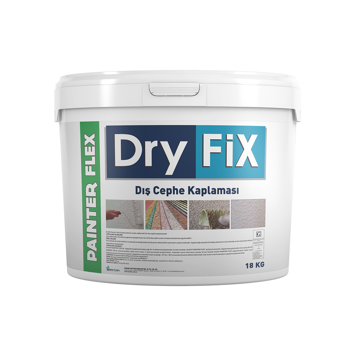 Dryfix Painter Flex Ultra Esnek Dış Cephe Kaplaması 18 kg