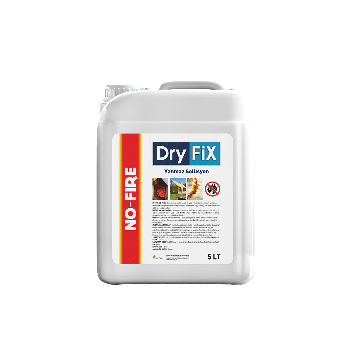 Dryfix No Fire Yanmaz Solüsyon 5 lt