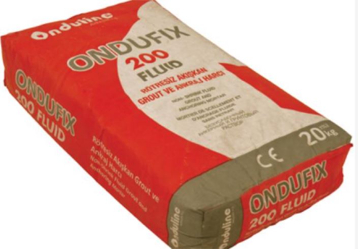 Onduline Ondufix 200 Rötresiz Akışkan Grout ve Ankraj Harcı 20 kg