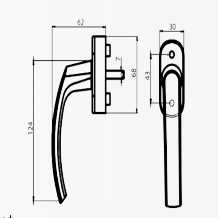 Windoform Munih Pencere Kolu