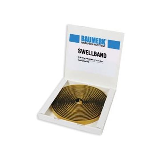 Swellband Su ile Temas Halinde Şişen Bentonit Esaslı Su Tutucu Bant 5mm x 20 mm x 15 m