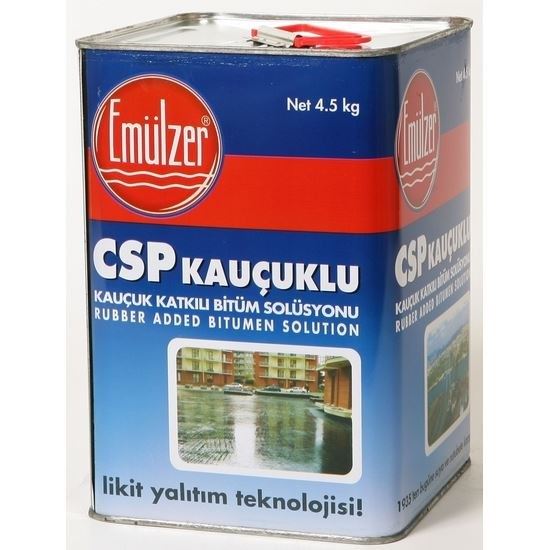 Emülzer CSP Kauçuk Katkılı Bitüm Solüsyonu 17 kg/Metal Kutu