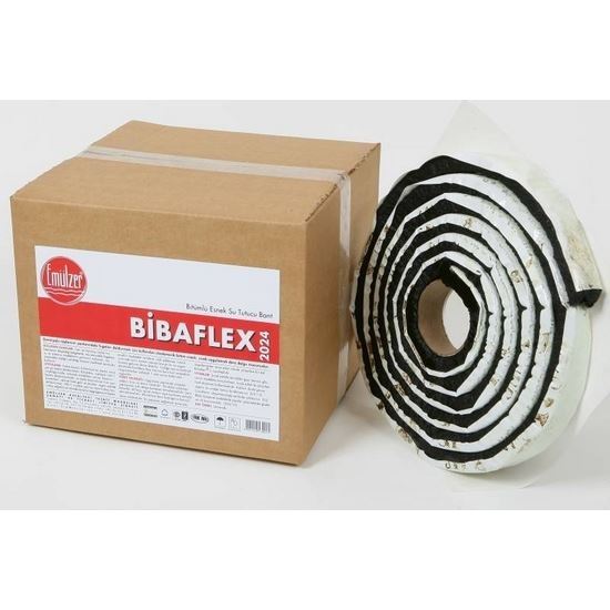 BIBAFLEX Bitümlü Esnek Su Tutucu Bant 35 mm x 20 mm x 4 m = 24 m koli