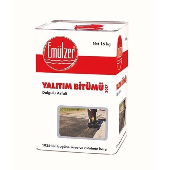 Yalıtım Bitümü Dolgulu Asfalt Metal Kutu 16 kg