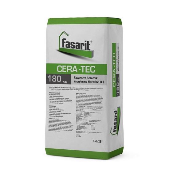 Fasarit Cera-Tec 180 Seramik Yapıştırma Harcı (C1T) 25 kg Beyaz