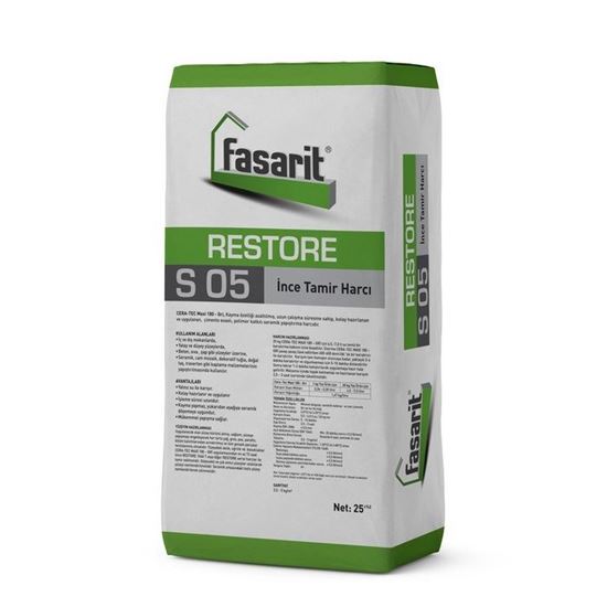 Fasarit Restore S 05 İnce Tamir Harcı 25 kg