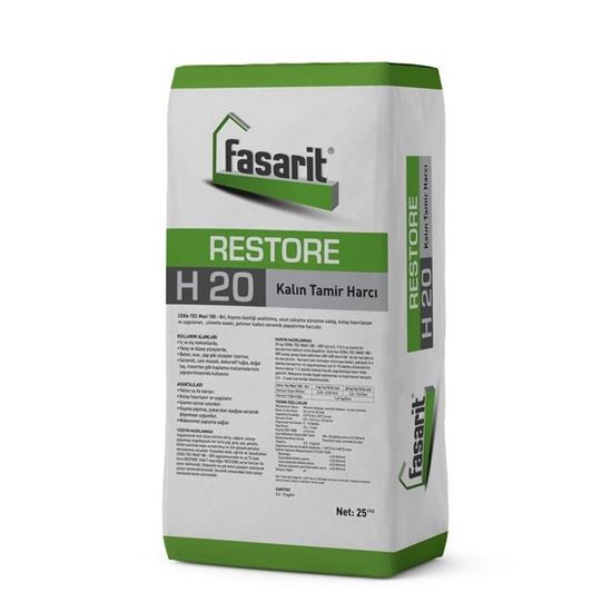 Fasarit Restore H 20 Kalın Tamir Harcı 25 kg