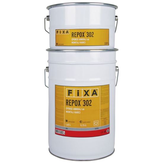 REPOX 302 Epoksi Ankraj ve Montaj Harcı R4 Sınıfı (A+B+C) Set 5 kg