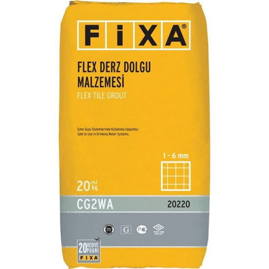 FİXA FLEX CG2WA Derz Dolgu Malzemesi (1 - 6 mm) 10 kg Siyah