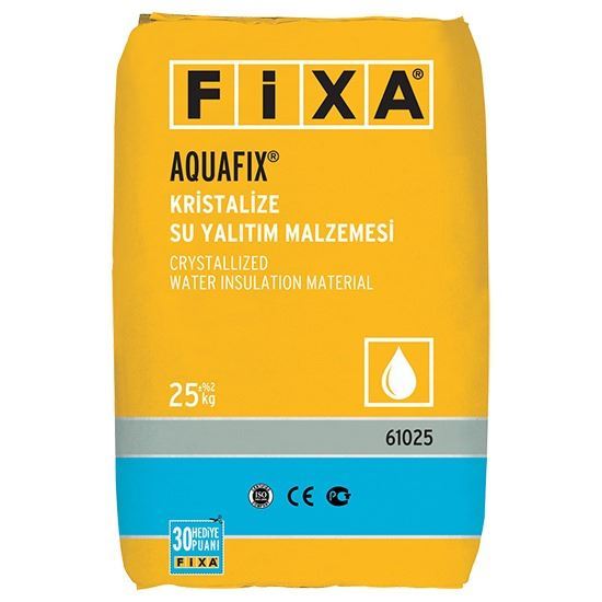 AQUAFİX Kristalize Su Yalıtım Malzemesi 25 kg