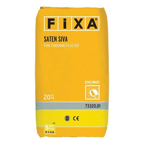 FİXA Saten Sıva Beyaz 20 kg