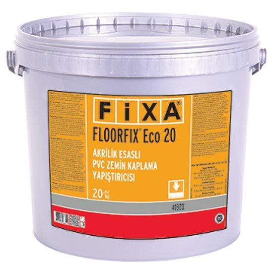 FLOORFİX Eco 20 Akrilik Esaslı PVC Zemin Kaplama Yapıştırıcısı 20 kg