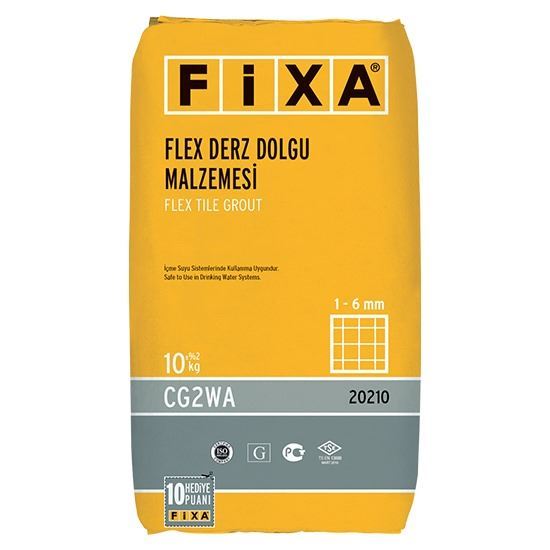 FİXA FLEX CG2WA Derz Dolgu Malzemesi (1 - 6 mm) 10 kg Kızıl Kahve