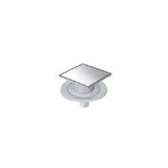 MTS 6201-9 Yükseklik Ayarlı Süzgeç Sistemi 20 x 20 cm Kare Alttan Çıkışlı Süzgeç Ø 50 mm 9 cm Yükseklik Parçası