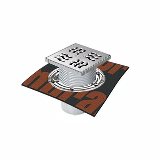 MTS 4048M-9 10 x 10 cm Yalıtım Uyumlu Sistemler Membran Montajlı Alttan Çıkışlı Ø 100 mm 9 cm Yükseklik Parçası