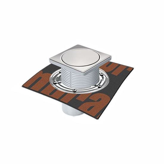 MTS 4402M-9 10 x 10 cm Basçık Yalıtım Uyumlu Sistemler Membran Montajlı Alttan Çıkışlı Süzgeç Ø 70 mm 9 cm Yükseklik Parçası