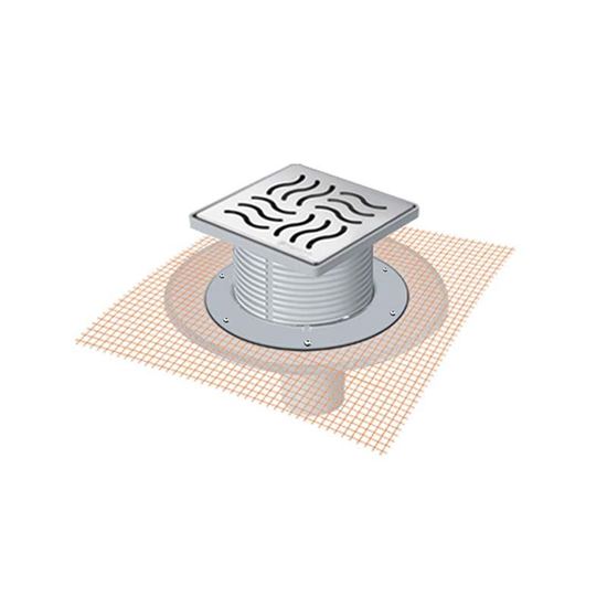 MTS 6902F-9 Mikro Ebat File Montajlı İzolasyon Uyumlu Alttan Çıkışlı Süzgeç Ø 70 mm 9 cm Yükseklik Parçası