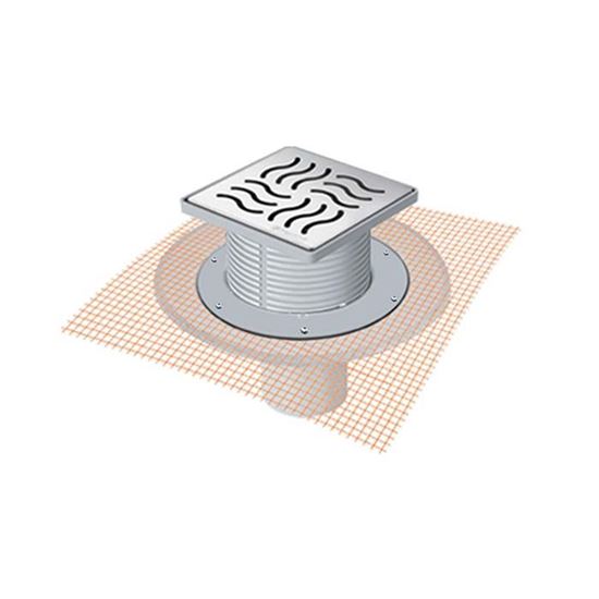 MTS 6948F-9 Mikro Ebat File Montajlı İzolasyon Uyumlu Alttan Çıkışlı Süzgeç Ø 100 mm 9 cm Yükseklik Parçası