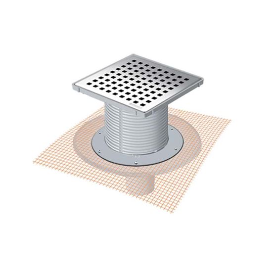 MTS 7102F-15 15 x 15 cm File Montajlı İzolasyon Uyumlu Alttan Çıkışlı Süzgeç Ø 70 mm 15 cm Yükseklik Parçası