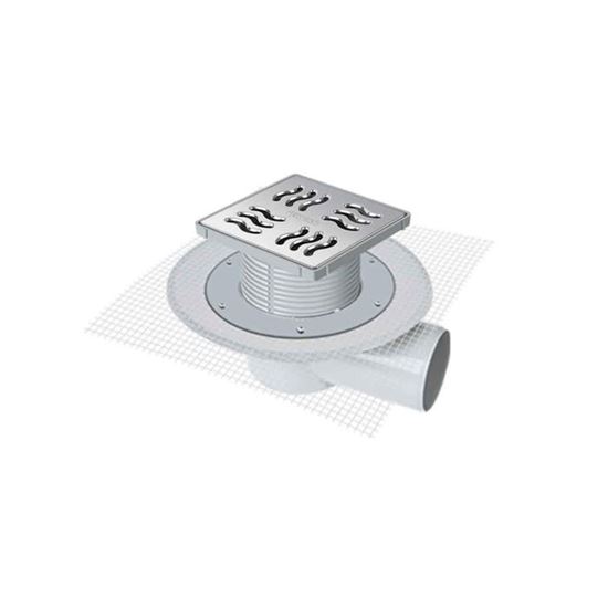 MTS 7006F-9 10 x 10 cm File Montajlı İzolasyon Uyumlu Yandan Çıkışlı Süzgeç Ø 100 mm 9 cm Yükseklik Parçası Çerçeveli Gövde