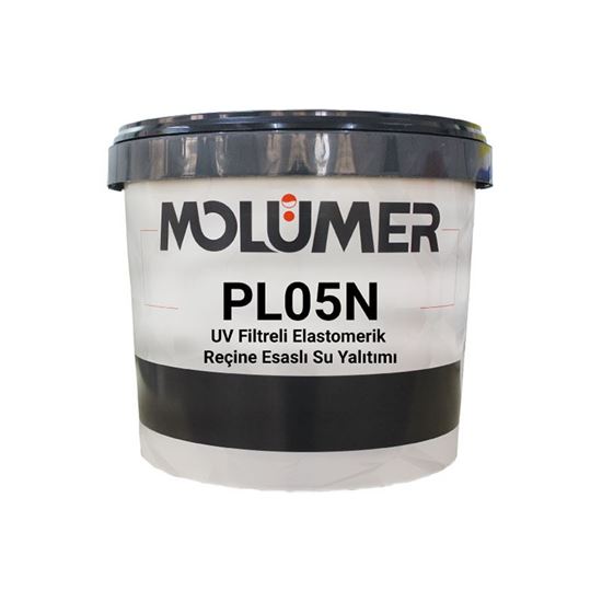 Molümer PL05N UV Filtreli Elastomerik Reçine Esaslı Su Yalıtımı Beyaz 10 kg