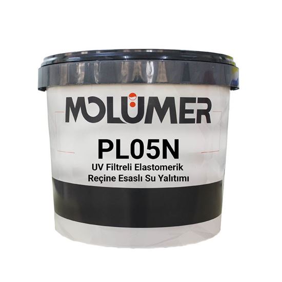 Molümer PL05N UV Filtreli Elastomerik Reçine Esaslı Su Yalıtımı Beyaz 20 kg