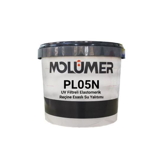 Molümer PL05N UV Filtreli Elastomerik Reçine Esaslı Su Yalıtımı Beyaz 3.5 kg