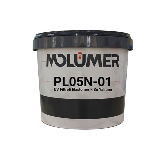 Molümer PL05N-01 UV Filtreli Elastomerik Su Yalıtımı Beyaz 10 kg