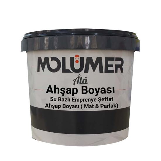 Molümer Âlâ Ahşap Boyası Su Bazlı Emprenye Şeffaf (Mat & Parlak) 1 kg