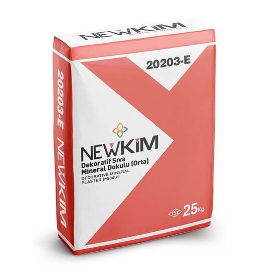 Newkim Dekoratif Mineral Sıva ( Kalın / Orta / İnce ) Beyaz 25 kg