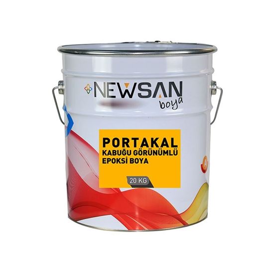 Newsan Epo-P Portakal Kabuğu Görünümlü Epoksi Boya (17.5 kg Boya + 2.5 kg Sertleştirici) Beyaz