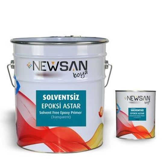 Newsan Epoksi Şeffaf Astar Solventsiz (12 kg Boya + 6 kg Sertleştirici)