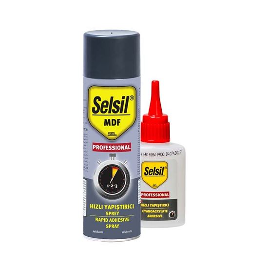 2826 Selsil Ninja MDF Hızlı Yapıştırıcı 200 ml + 50 gr
