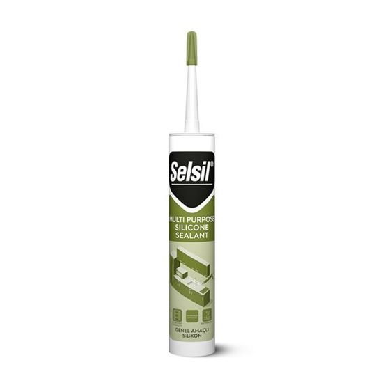 2402 Selsil Genel Amaçlı Silikon 310 ml Beyaz