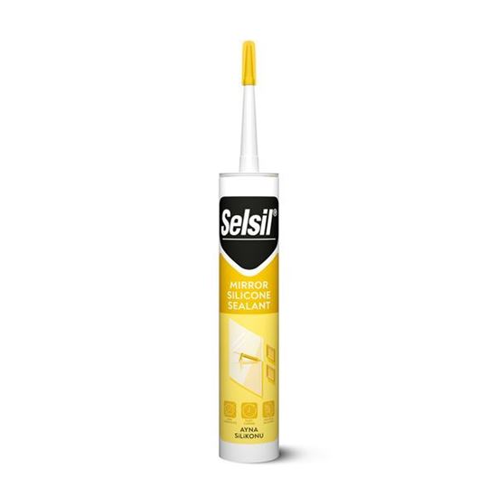 2432 Selsil Ayna Silikonu 280 ml Şeffaf