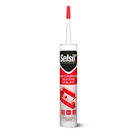 2476 Selsil Genel Amaçlı Silikon 280 ml Şeffaf