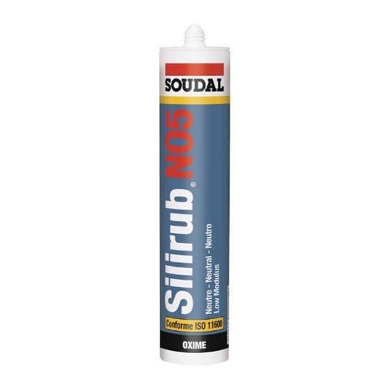 Soudal Silirub NO5-HE Nötr Silikon 300 ml