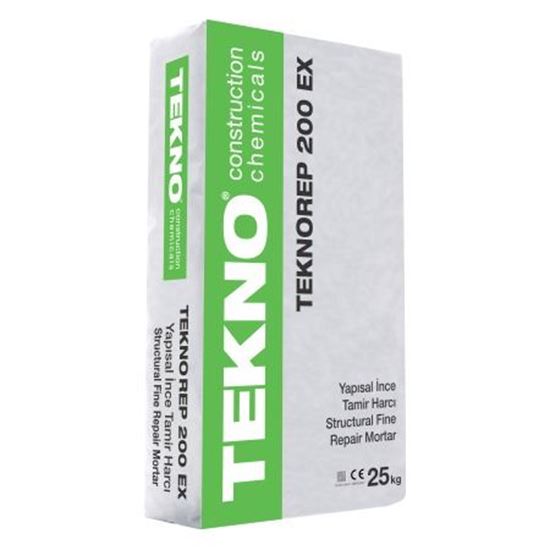 Teknorep 200 Ex Çimento Esaslı Tiksotropik Rötresiz İnce Tamir Harcı 25 kg