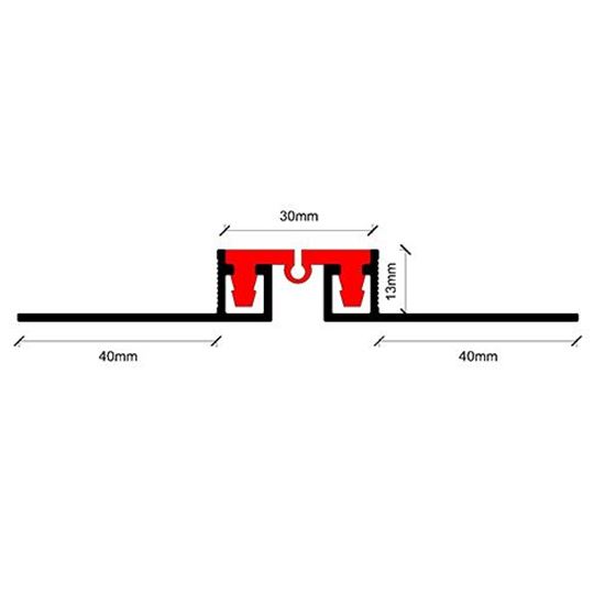 30 mm Seramik Altı Zemin Dilatasyon Profili 300 cm